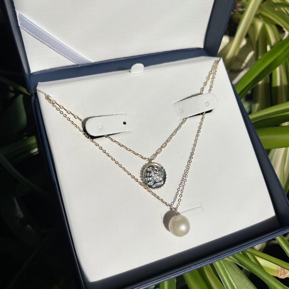 Double Gold Necklace